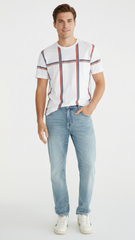 مردوں کے لیے ڈھیلی سیدھی اسٹریچ جینز