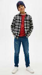 MY CHICCO KIDS CHECK SHIRT WITH POCKET