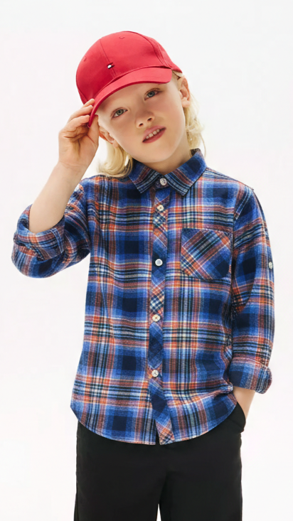 MY CHICCO KIDS CHECK SHIRT WITH POCKET