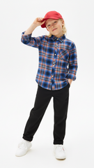 MY CHICCO KIDS CHECK SHIRT WITH POCKET