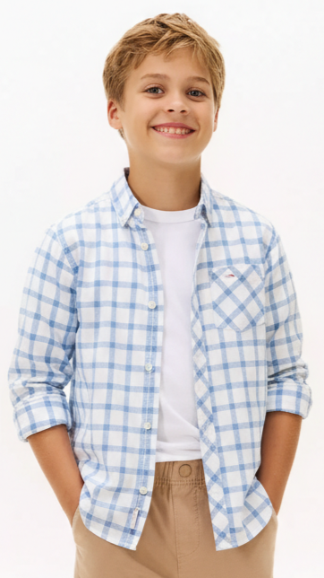 MY CHICCO KIDS CHECK SHIRT WITH POCKET