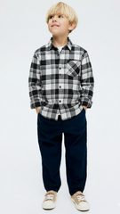 MY CHICCO KIDS CHECK SHIRT WITH POCKET