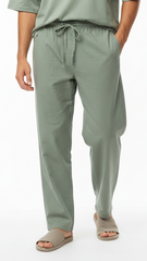 Mens Relaxed Fit Cotton Trouser