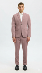 Mens Light Pink Premium Blazer Regular Length