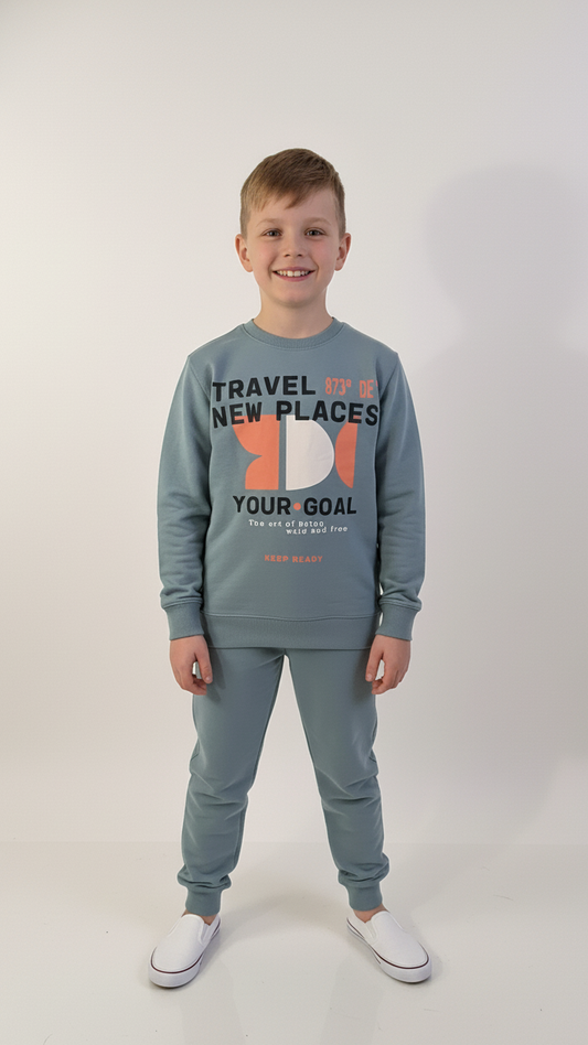 LEFTIES BOYS SWEATSHIRT AND JOGGER SET