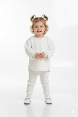 LEFTIES Girls Ribbed sweatshirt and leggings