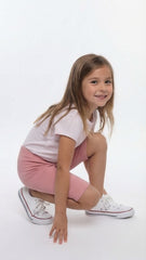 OKAIDI Girls Textured Printed shorts