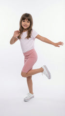 OKAIDI Girls Textured Printed shorts