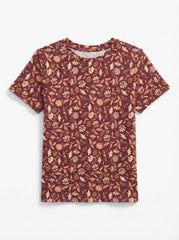 NAME IT Girls Floral Printed Tee