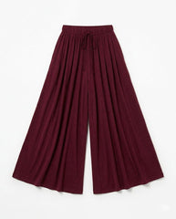 OYSHO Womens High Waist Flowy Wide Leg Trouser