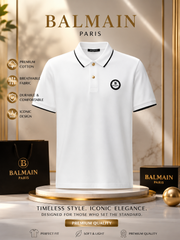 BALMAIN Paris Signature Polo