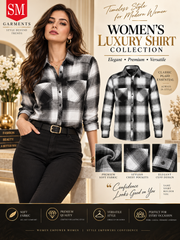 POOL Black and White Plaid Shirt