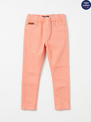Girls' Soft Stretch Pink Jeggings – Everyday Casual Wear