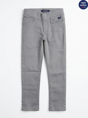 Girls' Soft Stretch Grey Jeggings – Everyday Casual Wear
