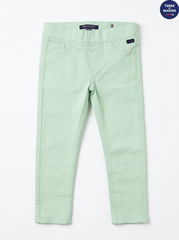 Girls' Soft Stretch Mint Green Jeggings – Everyday Casual Wear