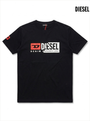 Diesel T-shirt with dual logo print