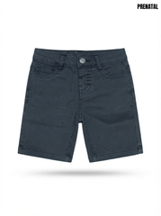 Boys' Dark Grey Patterned Casual Shorts