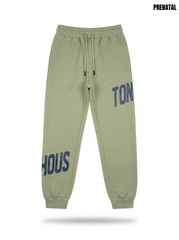 Boys' Graphic Print Fleece Jogger Pants - Sage Green