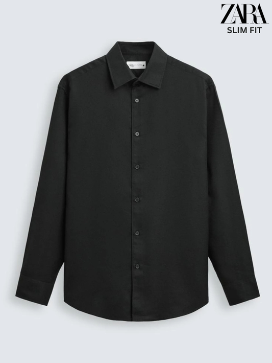 MEN TEXTURED SLIM FIT SHIRT