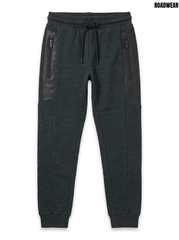 Boys' Dark Charcoal Heather Fleece Active Jogger Pants