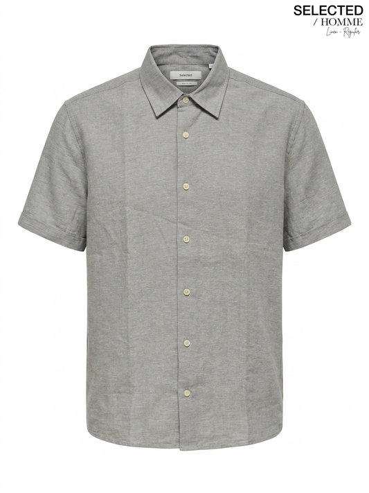 Men Linen Blend Shirt