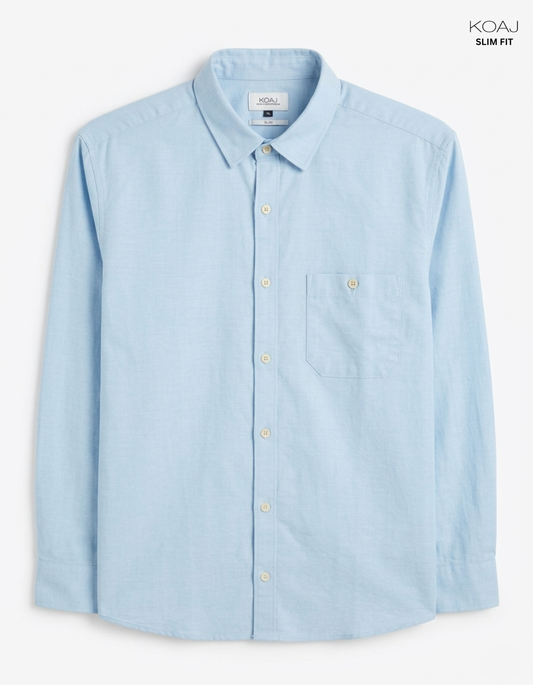 Men Cotton Sport Collar Shirt