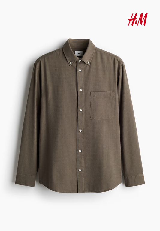 Men Regular Fit Textured Shirt