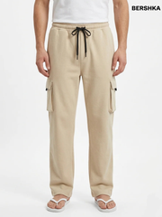 Bershka Men Cargo Relaxed Fit Trouser