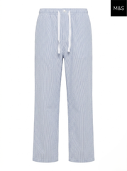M&S Nightwear Relaxed Fit Cotton Trouser