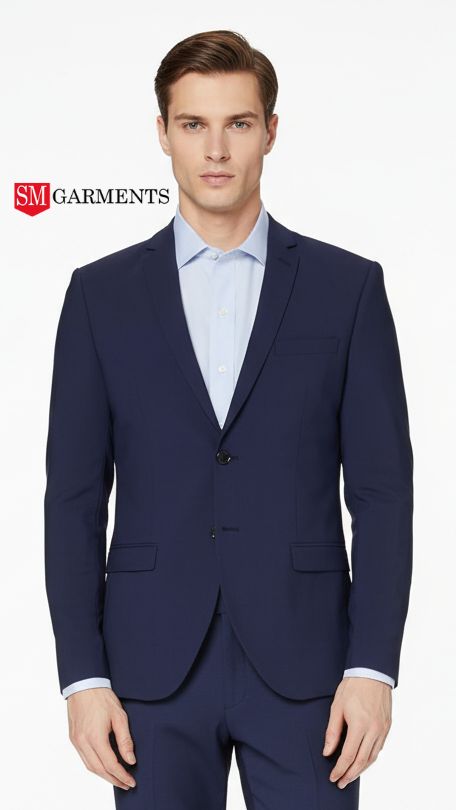 مینز بلیو پریمیم بلیزر لمبی لمبائی