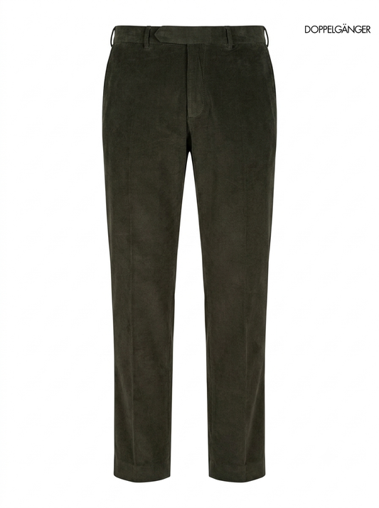 Doppelganger Men's Classic Trousers Velvet Regular Fit