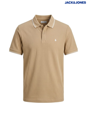 JJ Mens Austin Polo Waffle