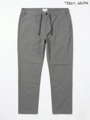 Teddy Smith Men's Grey Slim-Fit Drawstring Trousers