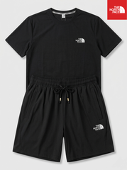 North Face Men's Activewear Performance T-Shirt and Shorts Set