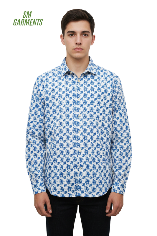 MILANO MENS PRINTED SHIRT
