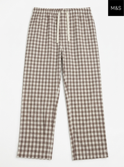 M&S Nightwear Relaxed Fit Cotton Trouser