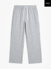 M&S Nightwear Relaxed Fit Cotton Trouser
