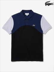 Lacoste Men's Curved Colorblock Panel Polo Shirt