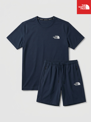 North Face Men's Activewear Performance T-Shirt and Shorts Set