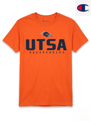 Men's Collegiate "UTSA Roadrunners" Graphic T-Shirt – Vibrant Orange