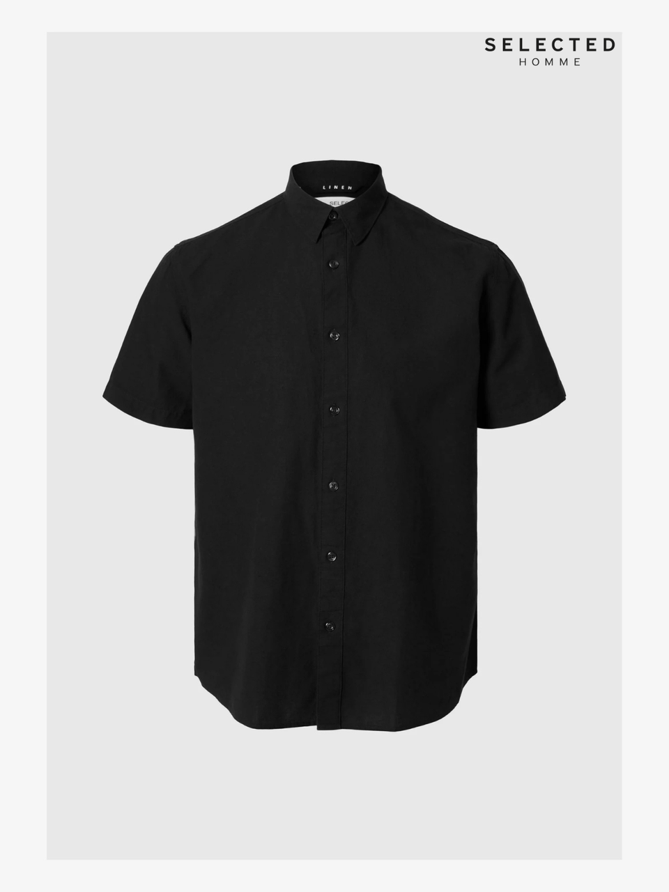 Selected Homme Men Linen Shirt