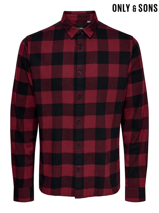 Only & Sons ONSGUDMUND Men Check Shirt