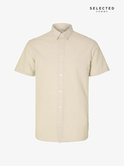 Selected Homme Men Linen Shirt