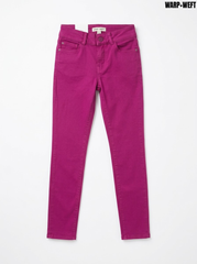 Girls Branded Vibrant Magenta Pink Slim Fit Stretch Denim Jeans| SM GARMENTS
