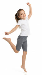 OKAIDI Girls Textured Printed shorts