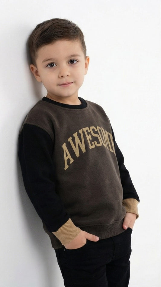 روڈ ویئر بوائز پرنٹ شدہ سویٹ شرٹ