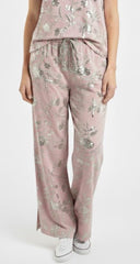 SPF Relaxed Fit Floral Sequin Loungewear Set