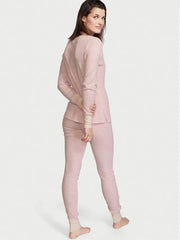 VICTORIA'S SECRET Thermal Long Pajama Set
