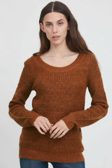 ICHI WOMENS BASIC SWEATER