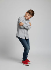 MNG BOYS STRIPES COTTON SHIRT